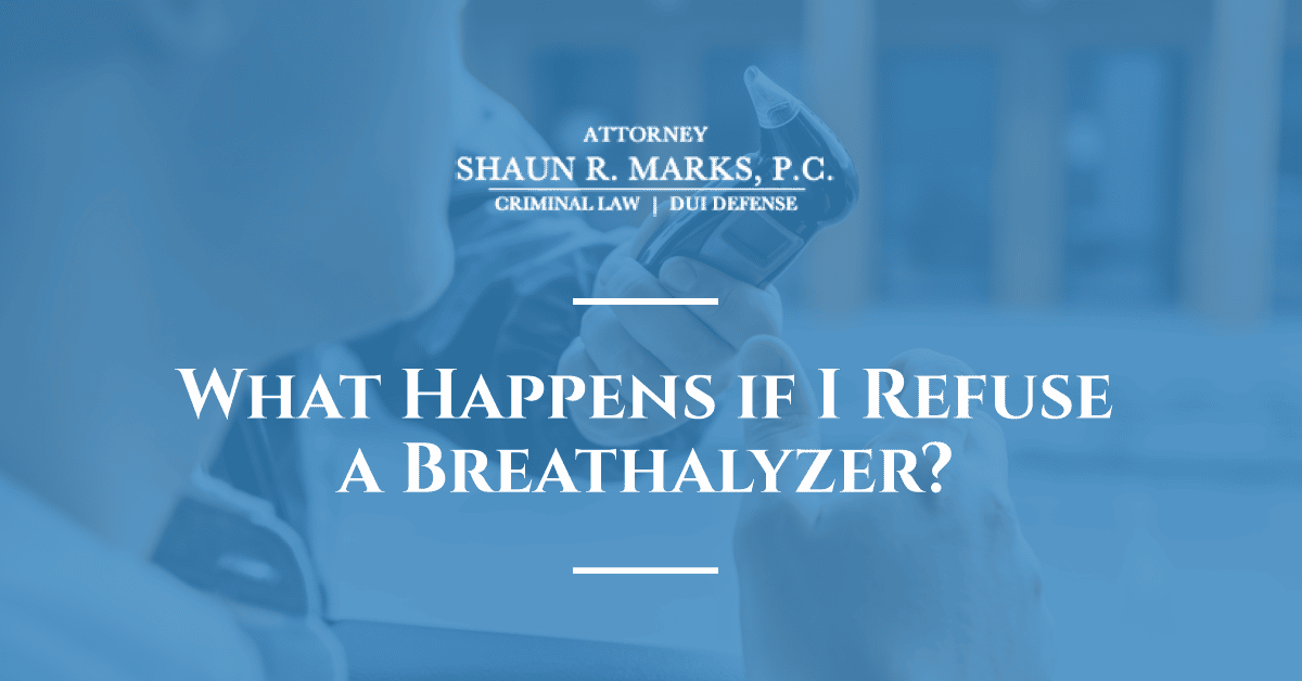 refusing a breathalyzer in Michigan